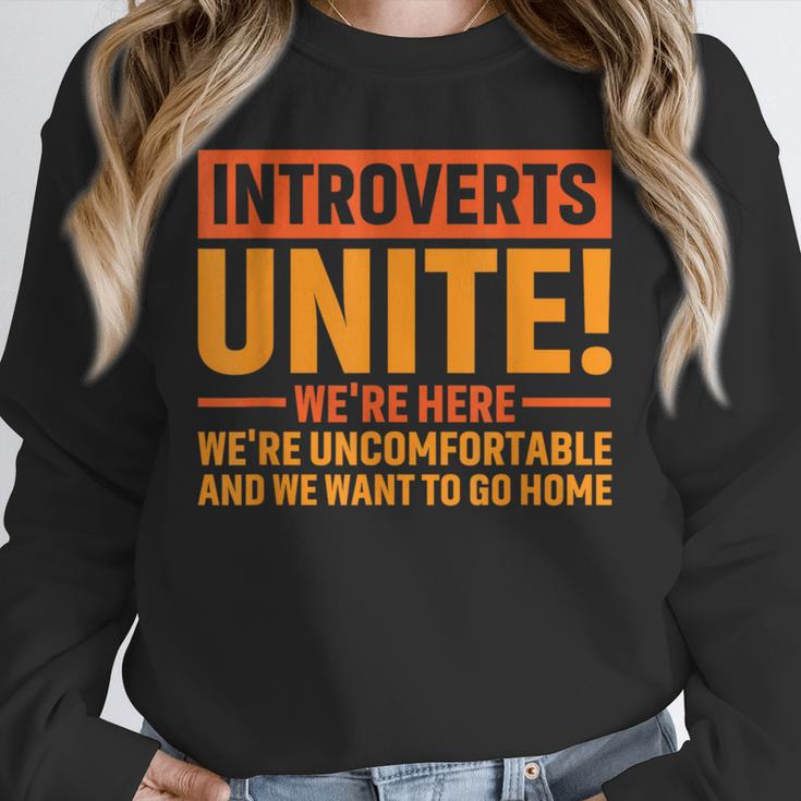 Introvert Antisocial Sarcasm Introverts Unite Anti Social Unisex Sweatshirt