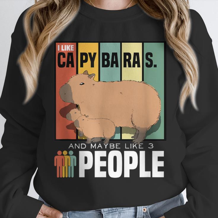 Introvert Capybara Rodent Animal Lover Antisocial Retro Unisex Sweatshirt Introvert Capybara Rodent Animal Lover Antisocial Retro Unisex Sweatshirt
