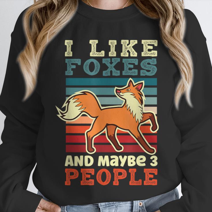 Introvert Fox Animal Lover Saying Loner Antisocial Unisex Sweatshirt