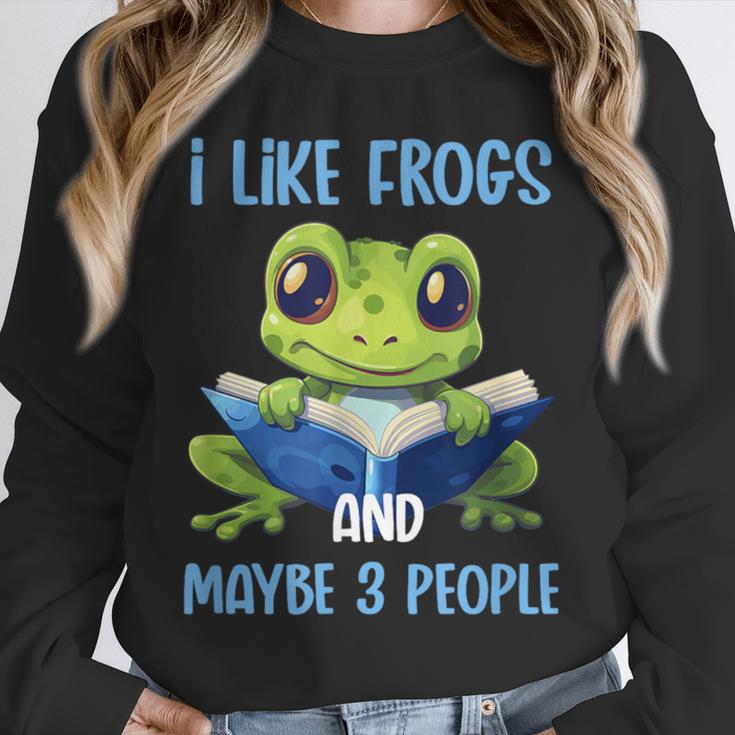 Introvert Herpetologists Amphibian Frog Lover Unisex Sweatshirt