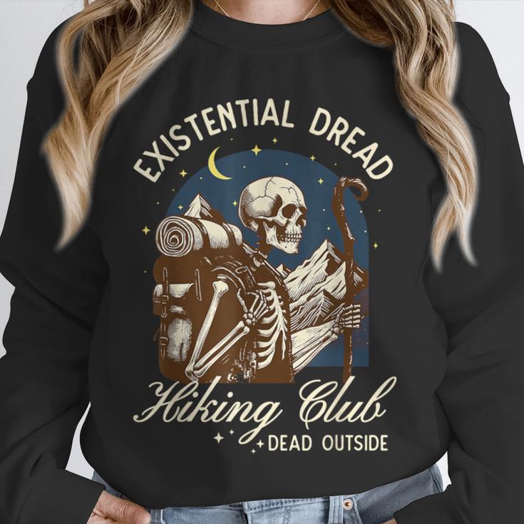 Introvert Hiking Club Antisocial Overthinking Anxiety Unisex Sweatshirt