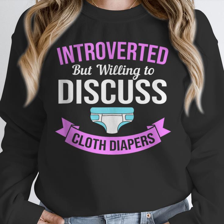 Introvert Hippie Mom Cloth Diapers Crunchy Mama Unisex Sweatshirt Introvert Hippie Mom Cloth Diapers Crunchy Mama Unisex Sweatshirt