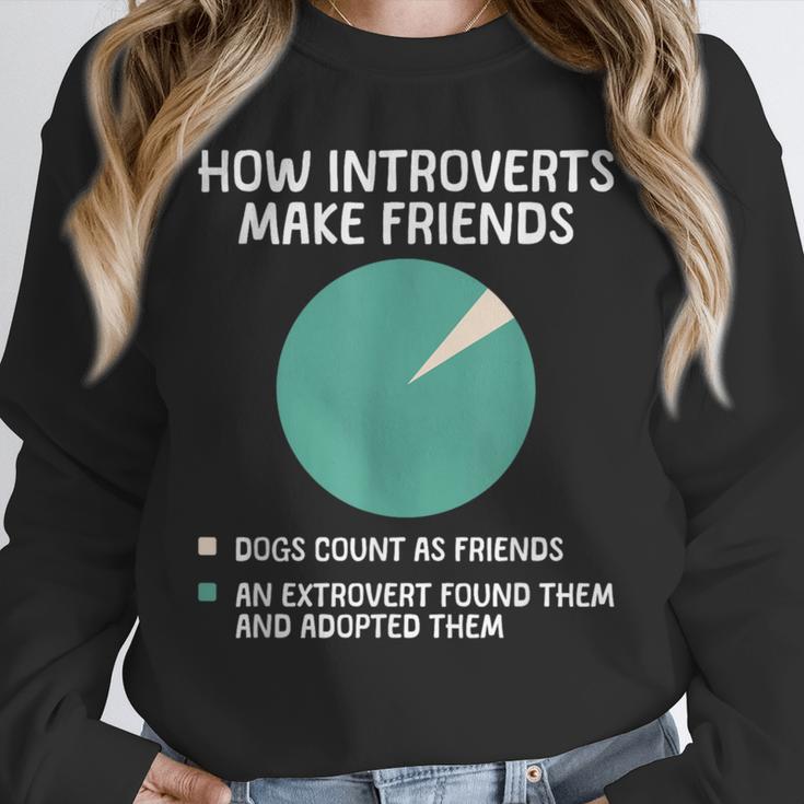 Introvert Introverted Person Awkward Introverts Dog Lover Unisex Sweatshirt