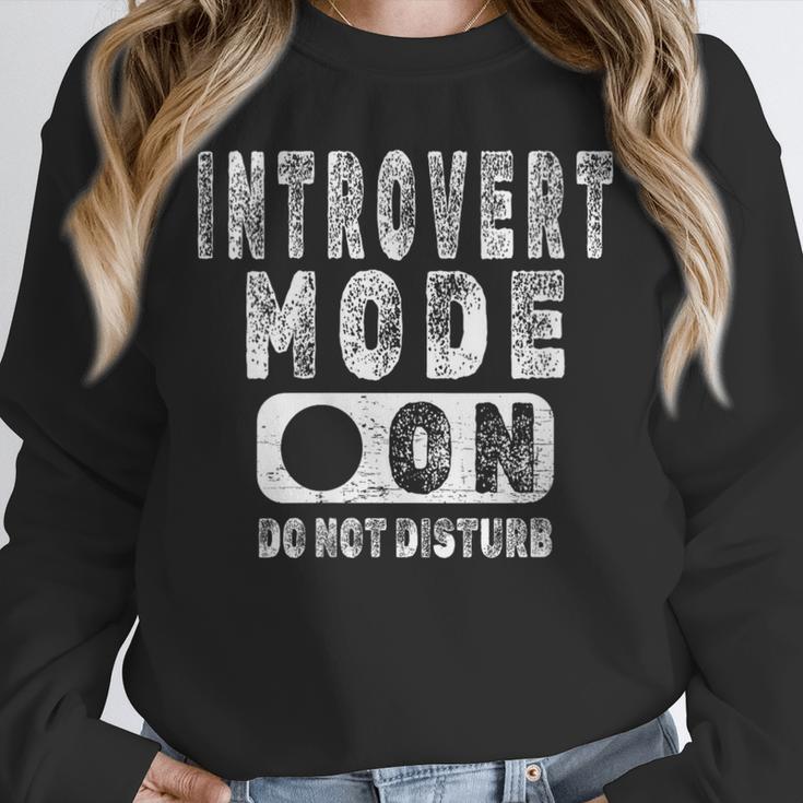 Introvert Mode On Introverted Person Joke Unisex Sweatshirt Introvert Mode On Introverted Person Joke Unisex Sweatshirt