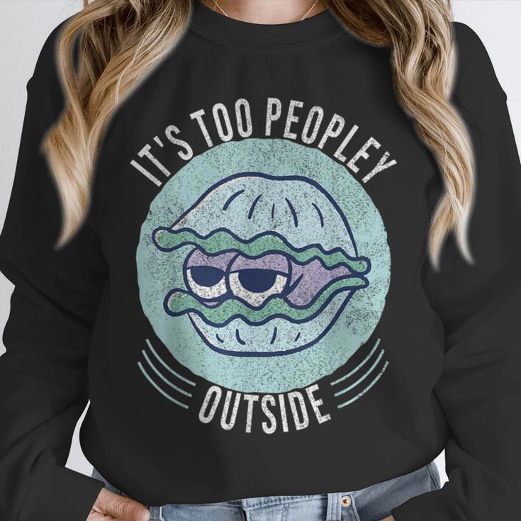 Introvert Too Peopley Anti-Social Shy Person Unisex Sweatshirt