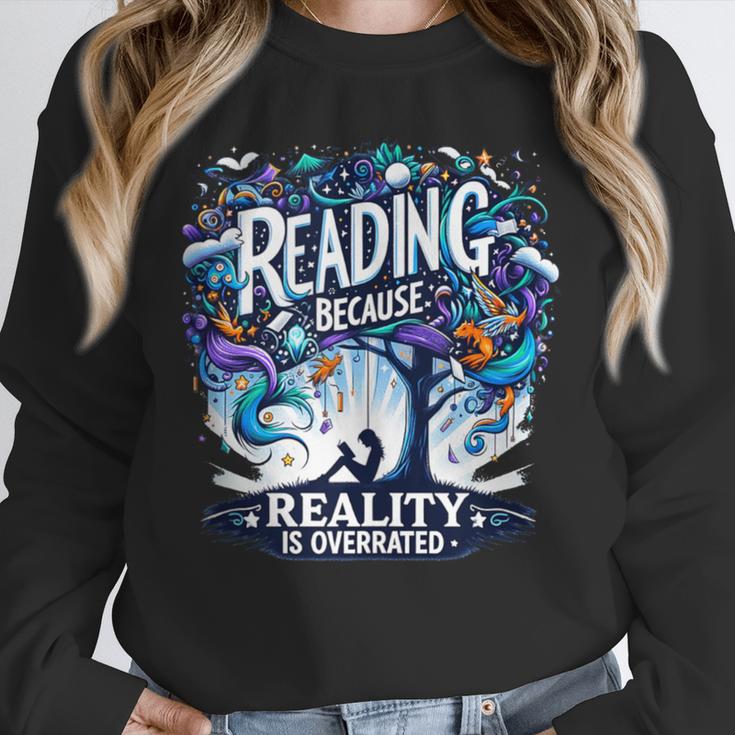 Introvert Reader Bibliofile Bookworm Loves Books Unisex Sweatshirt