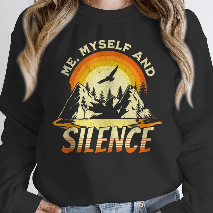 Introvert Relaxation Me Myself And Silence Mountain Vacation Unisex Sweatshirt Introvert Relaxation Me Myself And Silence Mountain Vacation Unisex Sweatshirt