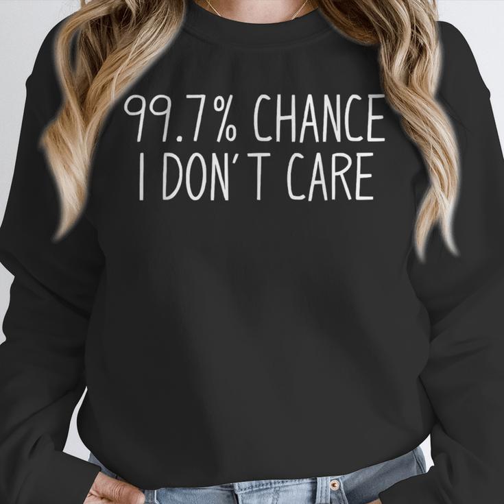 Introvert Sarcastic 99 Chance I Don't Care Antisocial Unisex Sweatshirt
