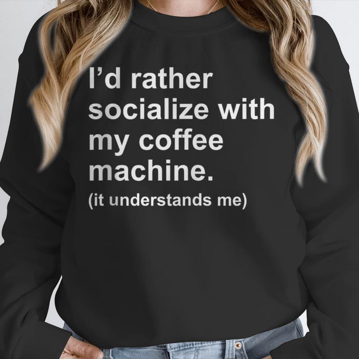 Introvert Sarcastic Coffee Lovers Unisex Sweatshirt Introvert Sarcastic Coffee Lovers Unisex Sweatshirt