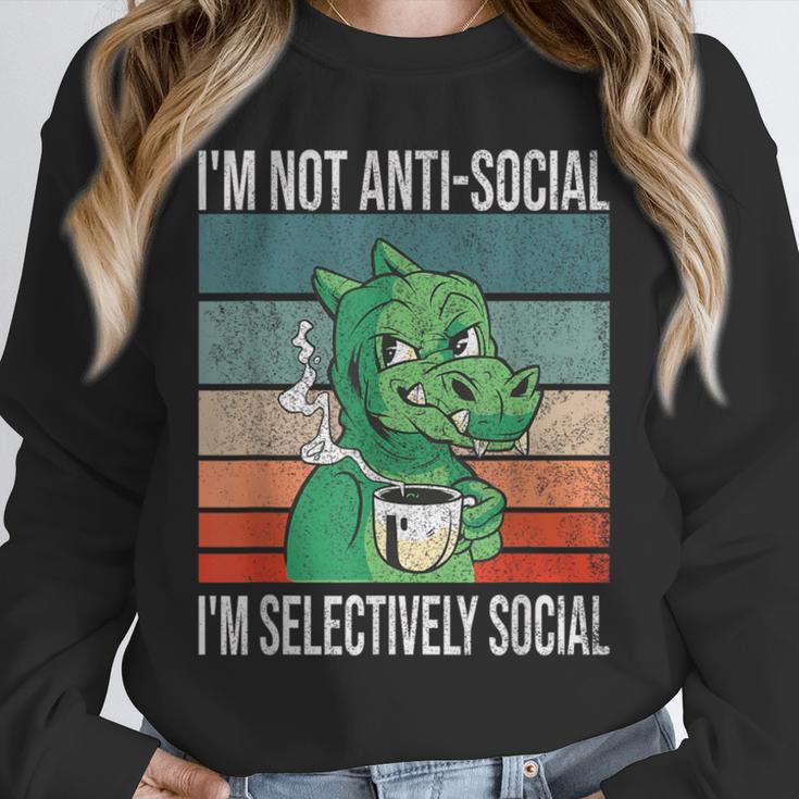 Introvert Selectively Social Anti-Social Shy Unisex Sweatshirt Introvert Selectively Social Anti-Social Shy Unisex Sweatshirt