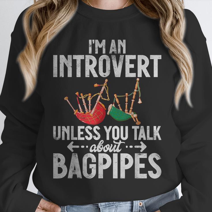 Im An Introvert Unless You Talk About Bagpipes Bagpiper Unisex Sweatshirt Im An Introvert Unless You Talk About Bagpipes Bagpiper Unisex Sweatshirt