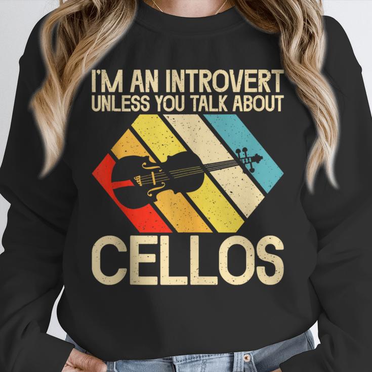 Im An Introvert Unless You Talk About Cellos Unisex Sweatshirt Im An Introvert Unless You Talk About Cellos Unisex Sweatshirt