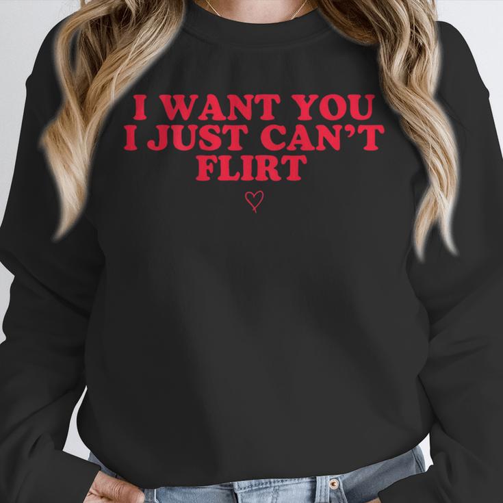 Introvert Valentines Day I Want You I Just Can't Flirt Unisex Sweatshirt Introvert Valentines Day I Want You I Just Can't Flirt Unisex Sweatshirt