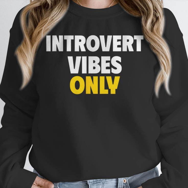 Introvert Vibes Only Unisex Sweatshirt Introvert Vibes Only Unisex Sweatshirt