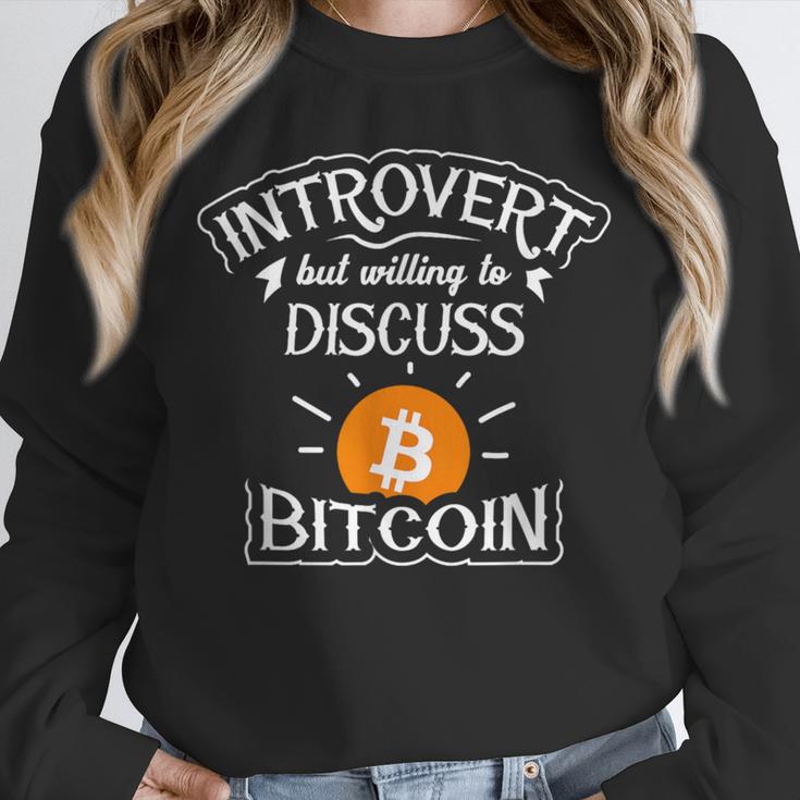 Introvert But Willing To Discuss Bitcoin Crypto Bitcoin Unisex Sweatshirt Introvert But Willing To Discuss Bitcoin Crypto Bitcoin Unisex Sweatshirt