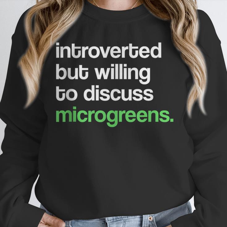 Introvert But Willing To Discuss Microgreens Urban Farming Unisex Sweatshirt Introvert But Willing To Discuss Microgreens Urban Farming Unisex Sweatshirt