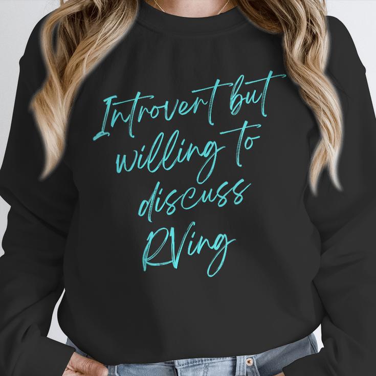 Introvert But Willing To Discuss RVing Unisex Sweatshirt Introvert But Willing To Discuss RVing Unisex Sweatshirt