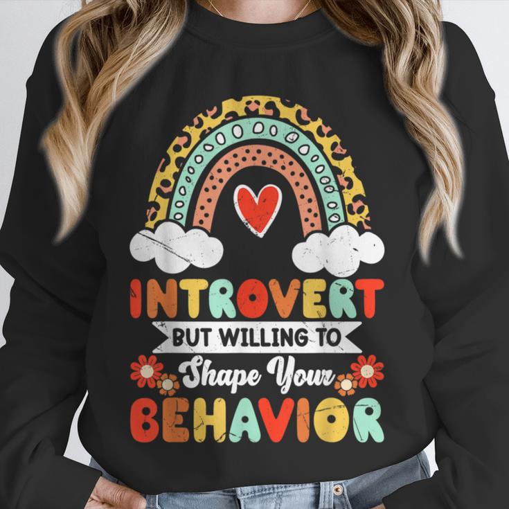 Introvert But Willing To Shape Your Behavior Unisex Sweatshirt