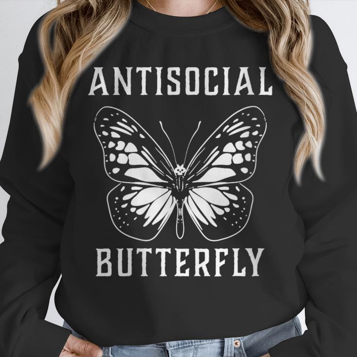 Introverted Introvert Antisocial Butterfly Unisex Sweatshirt Introverted Introvert Antisocial Butterfly Unisex Sweatshirt