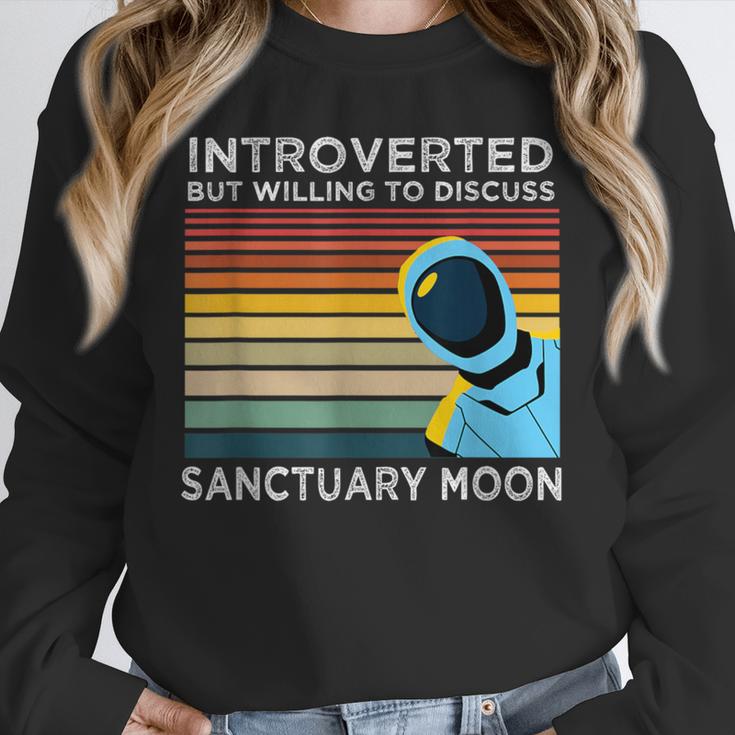 Introverted But Willing To Discuss Sanctuary Moon Unisex Sweatshirt Introverted But Willing To Discuss Sanctuary Moon Unisex Sweatshirt