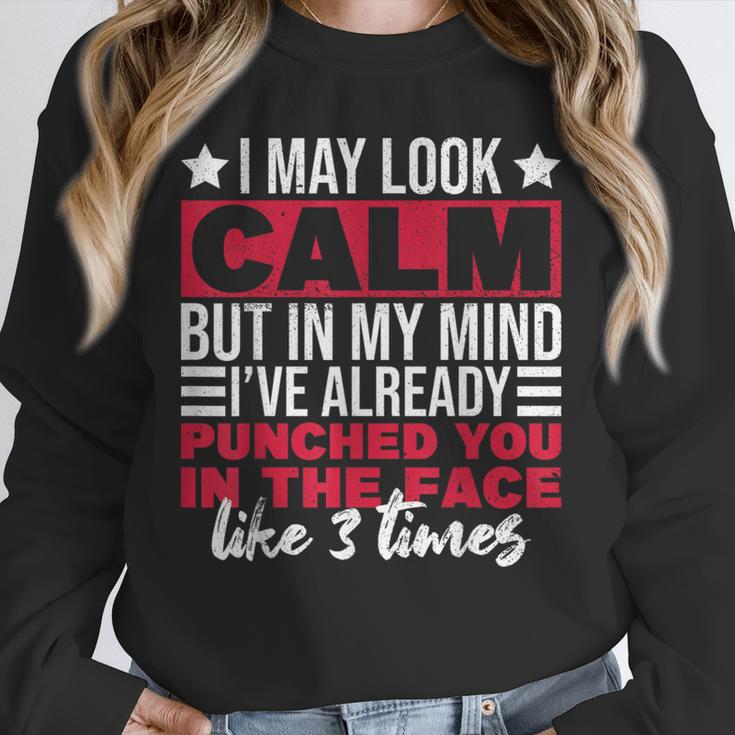 Introverts I May Look Calm But In My Head Unisex Sweatshirt Introverts I May Look Calm But In My Head Unisex Sweatshirt