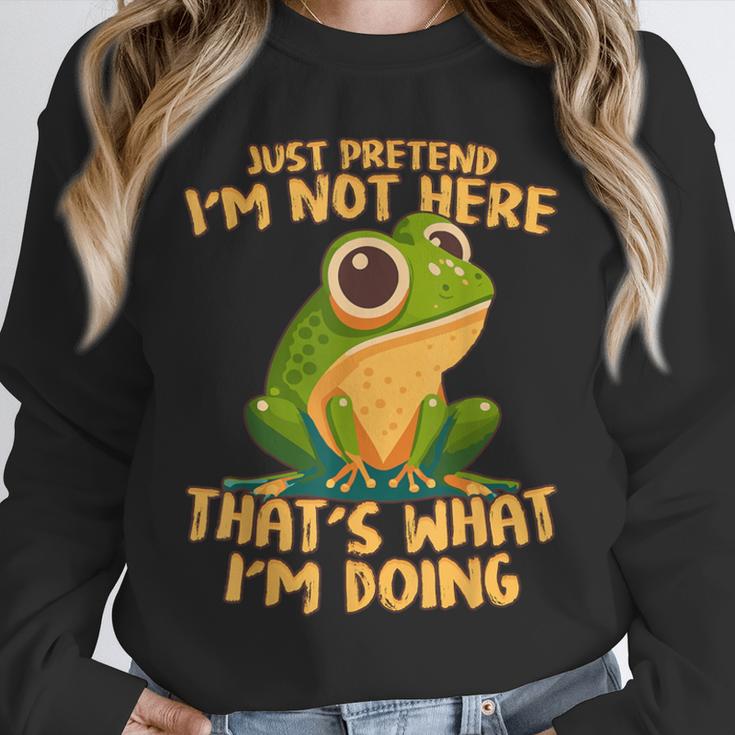 Introverts Thats What Im Doing Just Pretends Unisex Sweatshirt