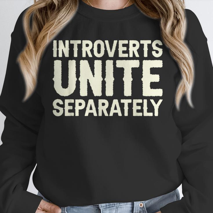 Introverts Unite Separately I Introvert Unisex Sweatshirt Introverts Unite Separately I Introvert Unisex Sweatshirt