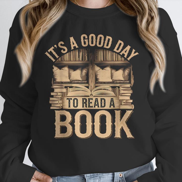 It’s a Good Day To Read a Book Lovers Library Reading Unisex Sweatshirt It’s a Good Day To Read a Book Lovers Library Reading Unisex Sweatshirt
