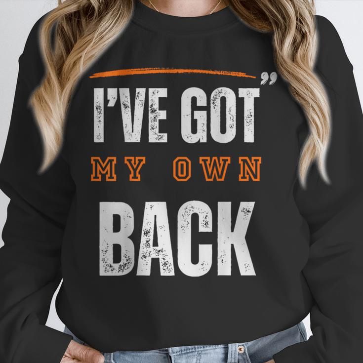 I’VE GOT MY OWN BACK INTROVERT Words On Back Unisex Sweatshirt I’VE GOT MY OWN BACK INTROVERT Words On Back Unisex Sweatshirt