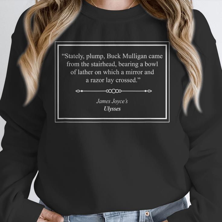 James Joyce Ulysses Book Quote Unisex Sweatshirt James Joyce Ulysses Book Quote Unisex Sweatshirt