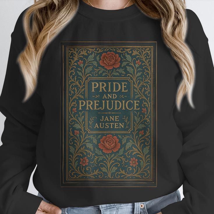 Jane Austen Pride And Prejudice Cover Mr Darcy Book Lovers Unisex Sweatshirt