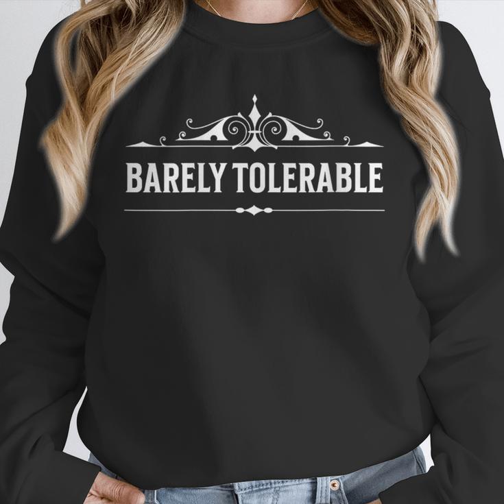 Jane Austens Hardly Bearable Book Quote Unisex Sweatshirt