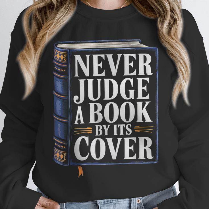 Never Judge a Book By Its Cover Unisex Sweatshirt