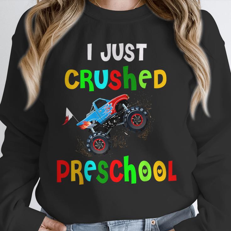 I Just Crushed Preschool Monster Graduation Unisex Sweatshirt
