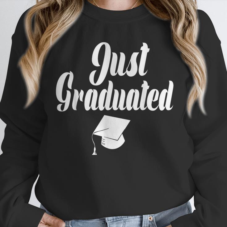 Just Graduated With A Graduation Cap Unisex Sweatshirt