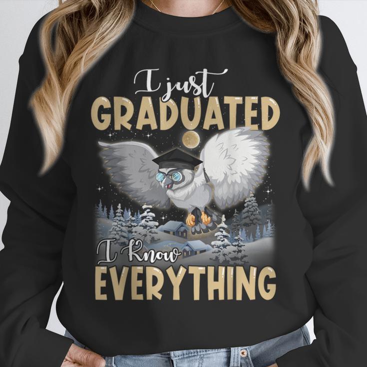 I Just Graduated I Know Everything Graduation Unisex Sweatshirt