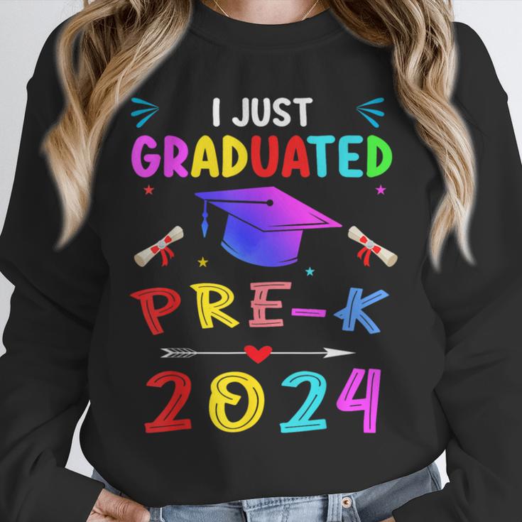 I Just Graduated Pre k Graduation 2024 Pre-Kindergarten Unisex Sweatshirt