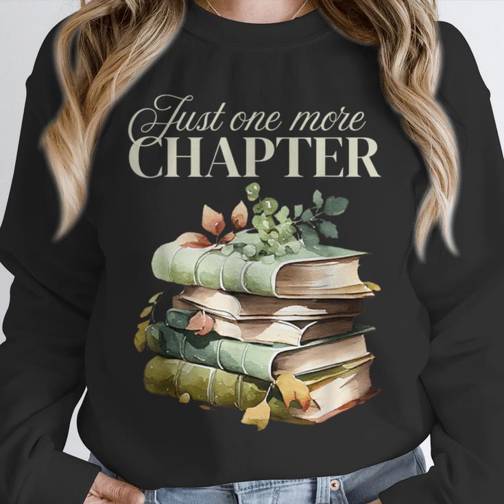 Just One More Chapter Book Lover Unisex Sweatshirt