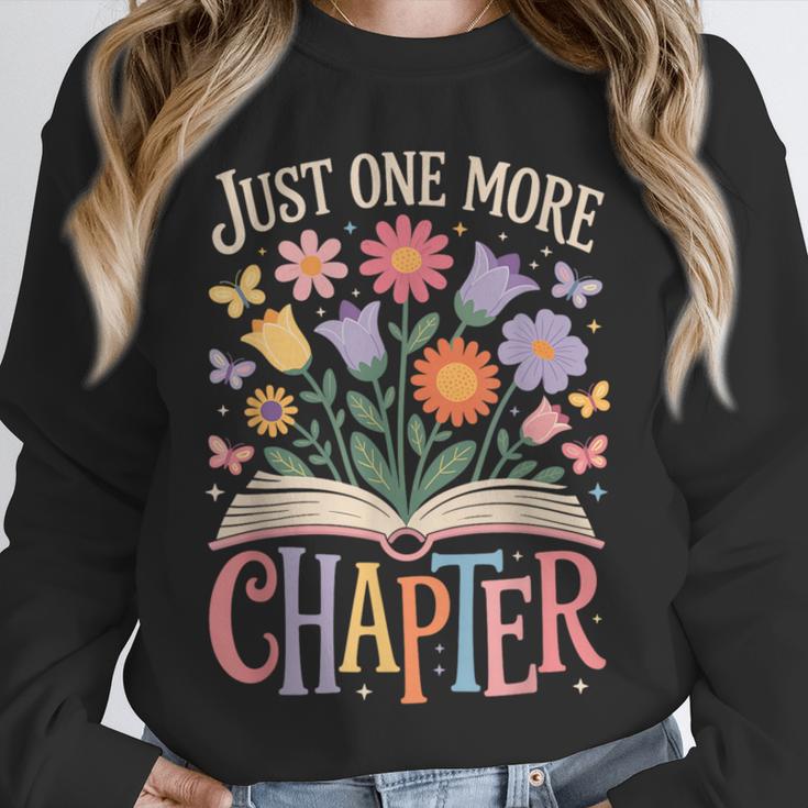 Just One More Chapter Reading Book Lover Unisex Sweatshirt