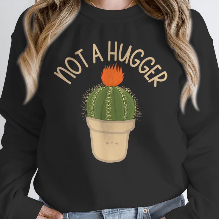 Kawaii Grumpy Cactus Not a Hugger Plant Introvert Unisex Sweatshirt Kawaii Grumpy Cactus Not a Hugger Plant Introvert Unisex Sweatshirt