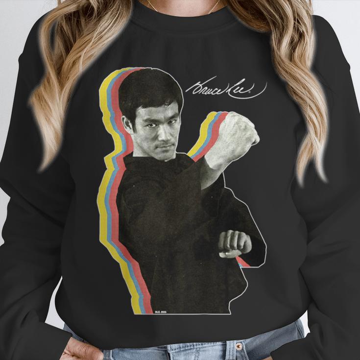 Kids Bruce Lee Photo From Fighting Method Book Kids Unisex Sweatshirt