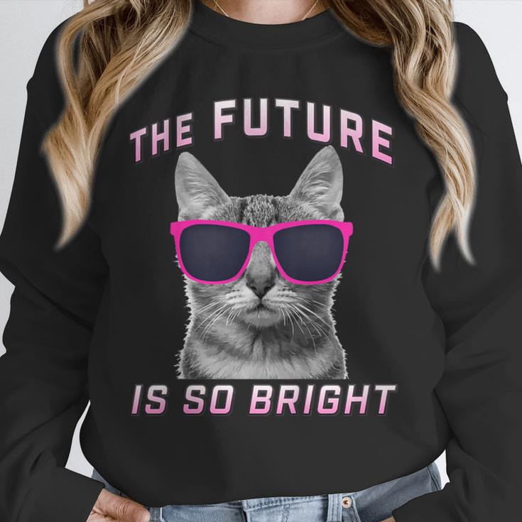 Kids Cool Future Is Bright Kids Graduation Or Birthday Unisex Sweatshirt