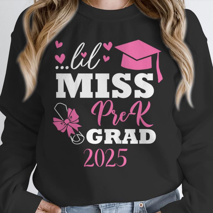 Kids Little Miss Pre-K Grad Preschool Prek Graduation 2025 Unisex Sweatshirt