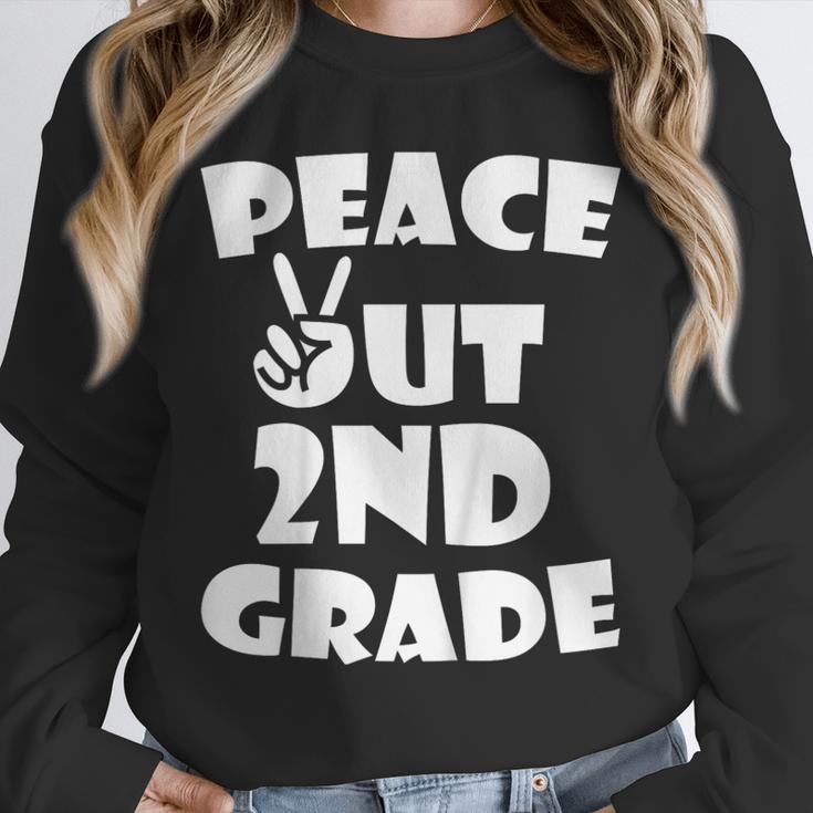 Kids Peace Out 2ND Grade For Graduation Unisex Sweatshirt