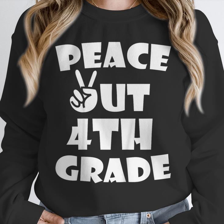 Kids Kids Peace Out 4th Grade For Graduation Unisex Sweatshirt