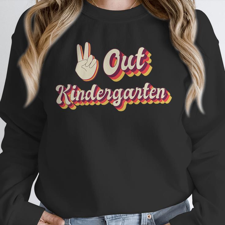 Kids Peace Out Kindergarten Graduation Kindergarten Graduate Unisex Sweatshirt