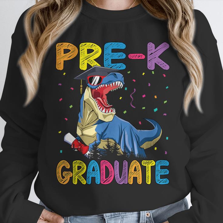 Kids Pre-K Graduate Dinosaur T-Rex Pre Kindergarten Graduation Unisex Sweatshirt