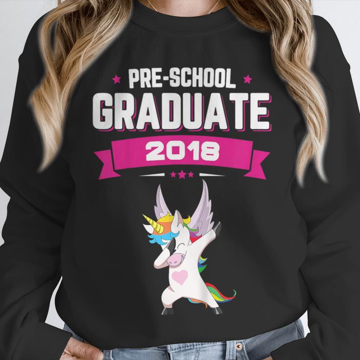 Kids Preschool Graduate 2018 Unicorn Dab Graduation Pre-K TShirt Unisex Sweatshirt