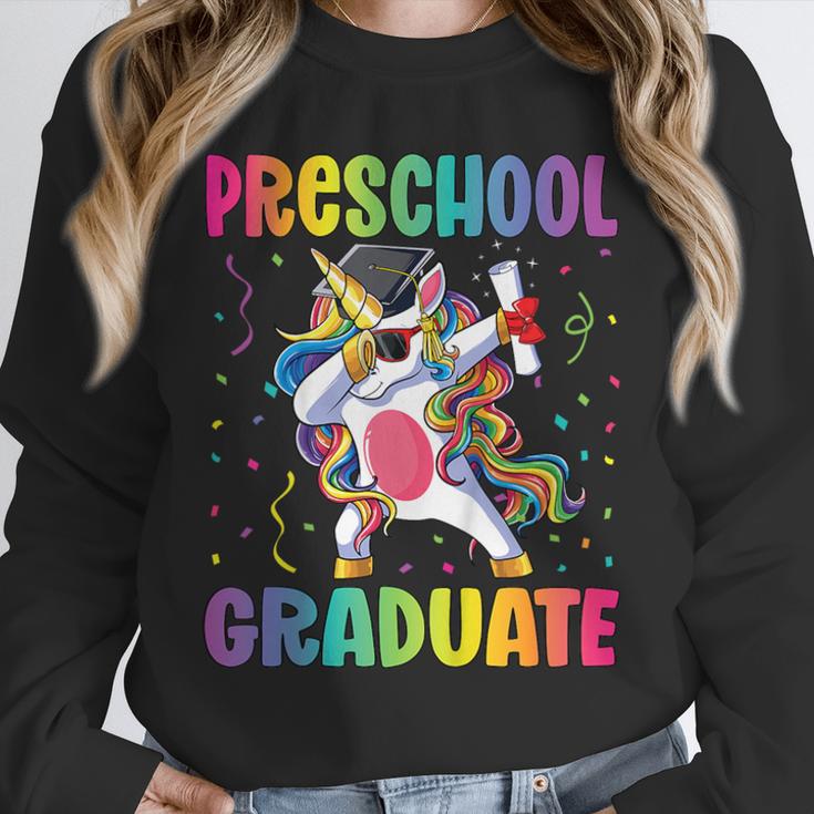 Kids Preschool Graduation Dab Unicorn Preschool Graduate Unisex Sweatshirt