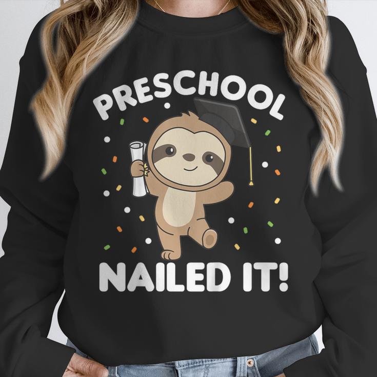 Kids Kids Preschool Nailed It Sloth Graduation Unisex Sweatshirt